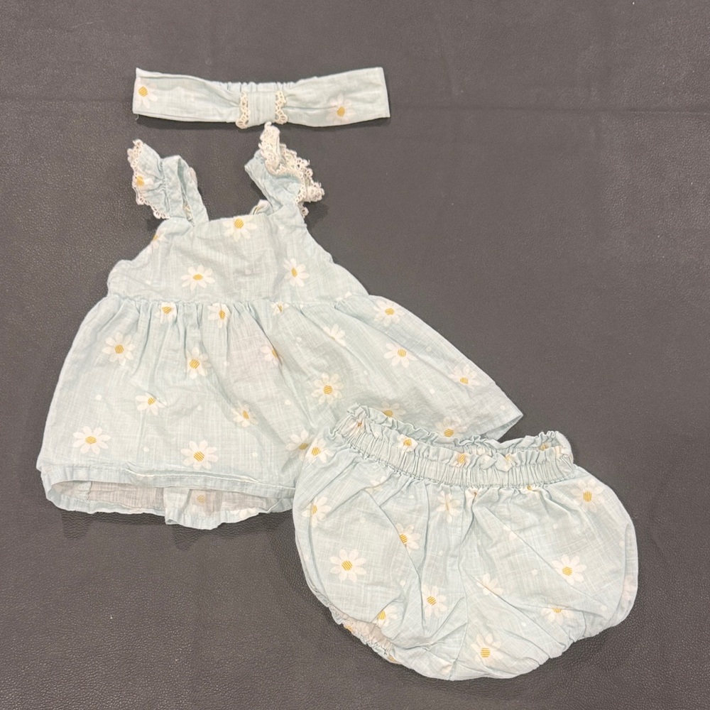 Isaac Mizrahi Light Blue Floral Kids Set